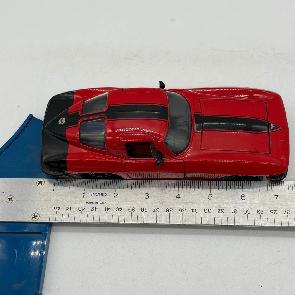 Jada Toys 90345 Bigtime Muscle 1/24 Red 1963 Chevy Corvette StingRay Diecast Car